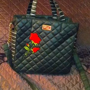 Betsey Johnson Small Quilted Tote